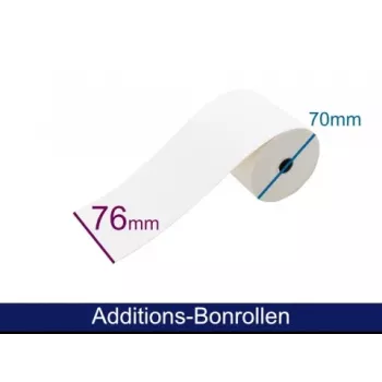 ARTDEV dvoslojna rola samokopirnog papira 76mm x 25m bijelo/žuta za iglične pisače