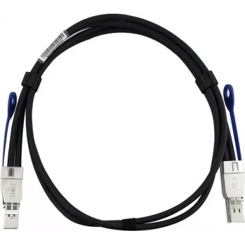BLUEOPTICS HPE J9734AS kompatibilni BlueLAN MiniSAS-HD kabel, pasivni, 4x Mini-SAS HD (SFF-8644) na 4x Mini-SAS HD (SFF-8644), AWG30, 0,5 metara (J9734AS-BL)