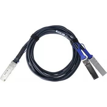BlueLAN kompatibilni Mellanox MCP7H50-V01AR30 pasivni 200GBASE-CR4 QSFP56 na 2x100GBASE-CR2 QSFP56 Direct Attach breakout kabel, 2m, AWG26
