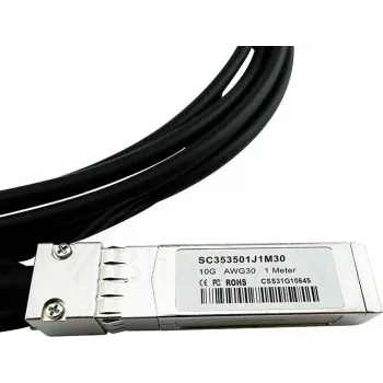 BlueOptics Maipu SFP-STACK-30 kompatibilni BlueLAN 10GBASE-CR pasivni SFP+ na SFP+ Direct Attach kabel, 3m, AWG30 (SFP-STACK-30-BL)