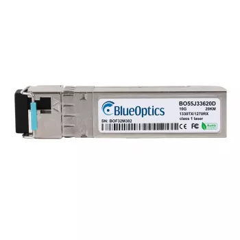 BlueOptics SFP+ BO55J33620D 10GbE BiDi SFP+ primopredajnik 20 km LC Simplex 1330 nm TX / 1270 nm RX kompatibilan sa Synology SFP-10G-BX-D