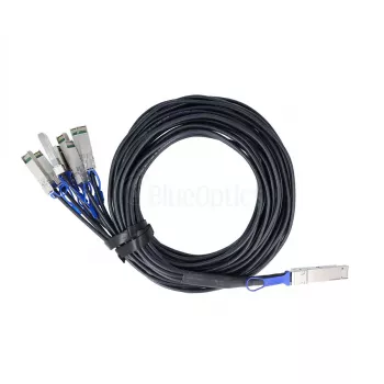 BlueOptics Dell EMC kompatibilni BlueLAN DAC 200GBASE-CR8 QSFP-DD na 8x SFP28 breakout kabel 3m