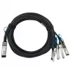 BlueOptics Dell 2CGD4 BlueLAN SC282701L0.5M26 pasivni 100GBASE-CR4 QSFP28 na 4x25GBASE-CR SFP28 Direct Attach breakout kabel, 0,5 m