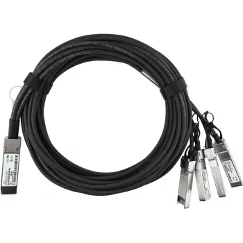 BlueOptics Dell GF37541 BlueLAN pasivni 40GBASE-CR4 QSFP na 4x10GBASE-CR SFP+ Direct Attach breakout kabel, 3 metra