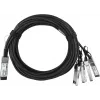 BlueOptics Dell 470-AAGD BlueLAN pasivni 40GBASE-CR4 QSFP na 4x10GBASE-CR SFP+ Direct Attach breakout kabel, 1 m