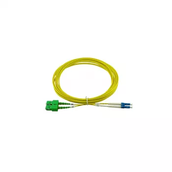 BlueOptics Duplex optički patch kabel, LC/UPC na SC/APC, singlemode OS2, 15m, plavi, LSZH