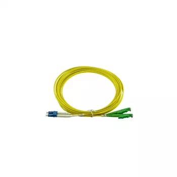 BlueOptics Duplex optički patch kabel LC-UPC na E2000-APC singlemode 9/125µm 5m plavo-zeleni