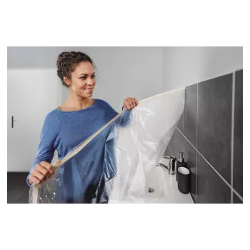 Tesa Easy Cover Economy zamjenska zaštitna folija s ljepljivom trakom, 33 m x 1,40 m