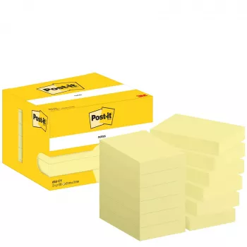 3M Post-it Original samoljepljive bilješke 76 x 51 mm kanarinsko žute 12 blokova