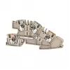 Weidmüller AITB 2.5 BB N-L prolazna stezaljka, plava, vijčani priključak, 500V, 24A, 2,5 mm², za DIN tračnicu