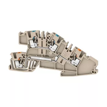 Weidmüller AITB 2.5 BB N-L prolazna stezaljka, plava, vijčani priključak, 500V, 24A, 2,5 mm², za DIN tračnicu