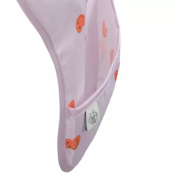 Lassig vodonepropusni set podbradaka 6m+ Happy Rascals Heart Lavender