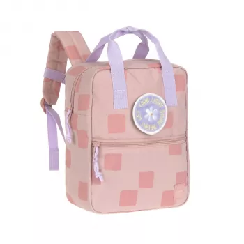 Lassig mini ruksak Square Pattern Party Rose