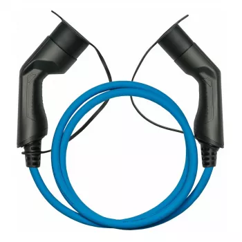 KABELMEISTER Mode 3 EV kabel za punjenje, Type 2 utikač na utičnicu, 3-fazni, 16A, 11kW, plavi, 7,5m