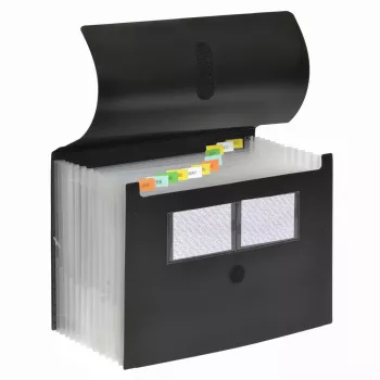 FolderSys registrator s 12 odjeljaka crni
