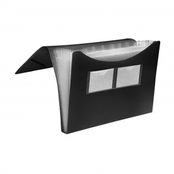 FolderSys registrator s 7 odjeljaka crni