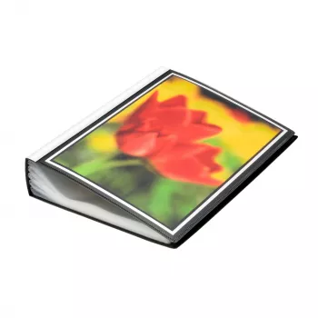 FolderSys display knjiga A4 100 folija crna
