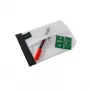 FolderSys SnapBag DIN A6 prozirna dokumentna torba bez PVC-a s crnim šavom