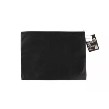 FolderSys A4 vrećica s patentnim zatvaračem crna neprozirna netkana PP 270 x 350 mm
