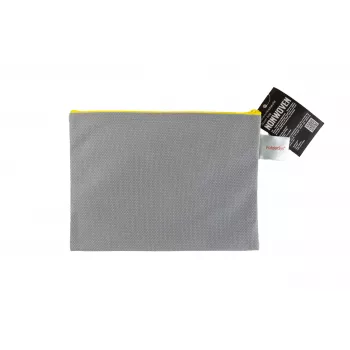 FolderSys torbica s patentnim zatvaračem A5, siva, neprozirni netkani PP 190 x 255 mm