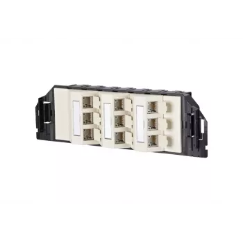 METZ CONNECT RJ45 keystone modul Cat.6A oklopljen crni 1 komad