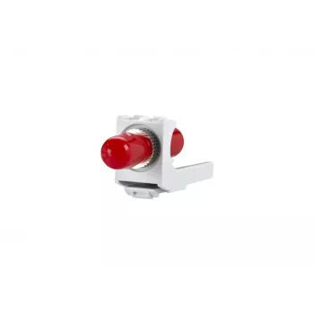 METZ CONNECT ST simplex optički adapter multimode/singlemode bijeli