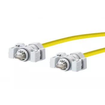 METZ CONNECT E-DAT Industry patch kabel V6 IP67 Cat6 SF/UTP 15m žuti