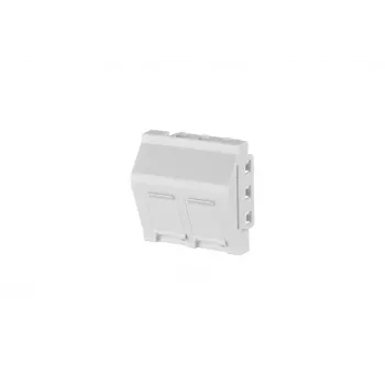 METZ CONNECT RJ45 keystone modul Cat.6A oklopljen bijeli 45x45mm bez alata