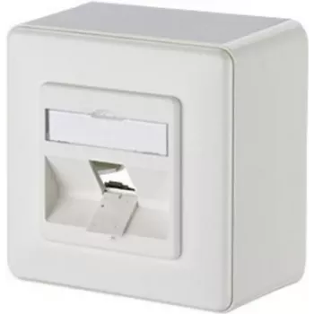 METZ CONNECT BTR 130B10D10002-E 1-Port nadžbukna mrežna priključna kutija, prazna, čisto bijela, 85x85x43mm