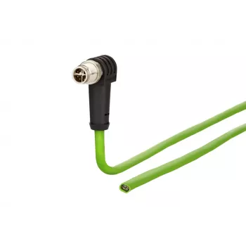 METZ CONNECT 142M2X90100 - 10 m - Cat6a - M12 industrijski Ethernet patch kabel
