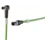 METZ CONNECT 142M1D19010 Cat5e M12 patch kabel 1m zeleni