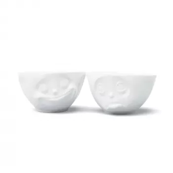 FIFTYEIGHT PRODUCTS set zdjela 200ml - Happy & Oh Please bijeli