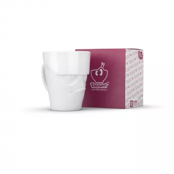 FIFTYEIGHT PRODUCTS FIFTYEIGHT šalica s ručkom 350ml - Grumpy bijela