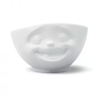 FIFTYEIGHT PRODUCTS zdjela 500ml - Laughing bijela