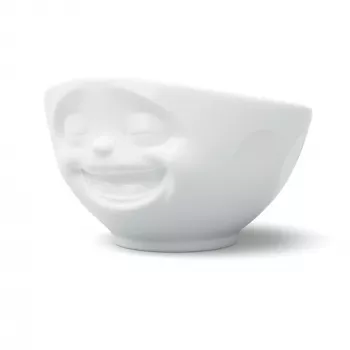 FIFTYEIGHT PRODUCTS zdjela 500ml - Laughing bijela