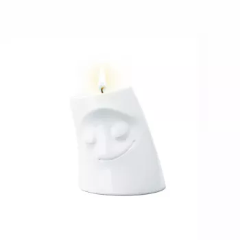 FIFTYEIGHT PRODUCTS FIFTYEIGHT Candle Snuggle CUDDLY mali svijećnjak bijeli