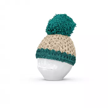 FIFTYEIGHT PRODUCTS držač za jaja Beanie ivory/emerald