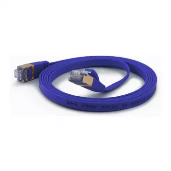 wantecWire CAT6A Extra Flat FTP patch kabel 1,0m plavi