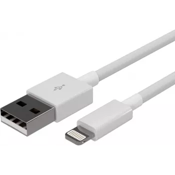 SHIVERPEAKS Flexline USB kabel za punjenje i sinkronizaciju, USB-A na 8-Pin (Lightning), 2,0 m, bijeli