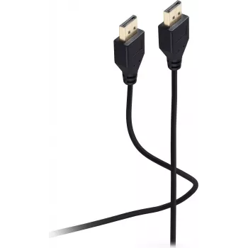 SHIVERPEAKS Flexline DisplayPort kabel 1.2, utikač na utikač, UHD 4K, iznimno tanak, crni, 2,0 m (FL31-49035)