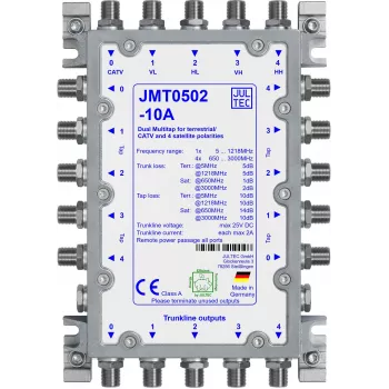 Jultec JMT0502-10A pasivni multi-tap, 5 trunk linija, 2 tap izlaza