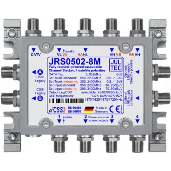JULTEC JRS0502-8M jednokabelski multiswitch 5/2/8 UB
