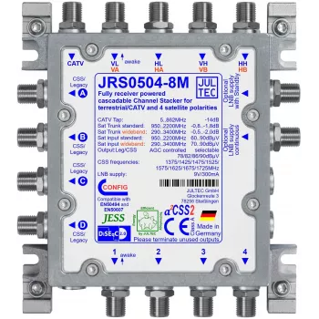JULTEC JRS0504-8M Unicable II jednokabelski konverter 4 SAT ulaza 8 korisničkih pojaseva