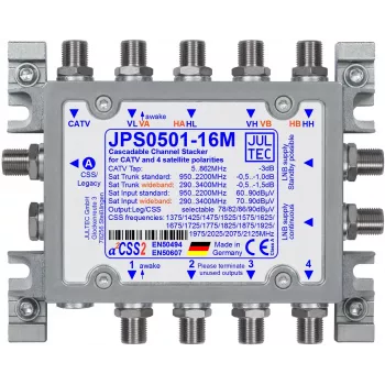 JULTEC JPS0501-16M jednokabelski konverter Unicable II 1/16 UB