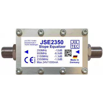 JULTEC JSE2350 širokopojasni SAT-ZF izjednačivač kabela, 1 signalni put, F-tip, 75 Ohm