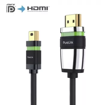 PureLink Ultimate Series ULS2000-010 Mini DisplayPort to HDMI Cable 1.0m Black