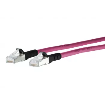 METZ CONNECT Cat.6A patch kabel 1308451002-E, ljubičasti, 1 m