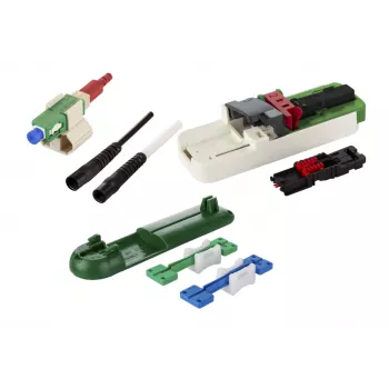 METZ CONNECT 1509QKEA002C-E SC/PC OS2 Single-mode Pigtail 2m Green 20 pcs