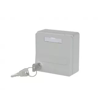 METZ CONNECT 1309471003KI Module Flush-mount Housing with Hinged Lid and Lock Grey (1309471003KI)