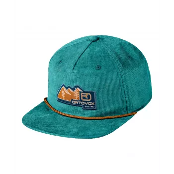 Ortovox Vintage Badge Cap - Pacific Green, veličina M